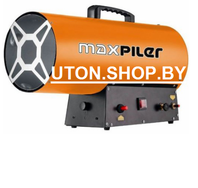 Газовый нагреватель газовая пушка MAXPILER MGH-3301 (18-33 кВт, произ 650 м.куб/ч, расход 1,3-2,4 кг/ч, пьезоподжиг) - фото1