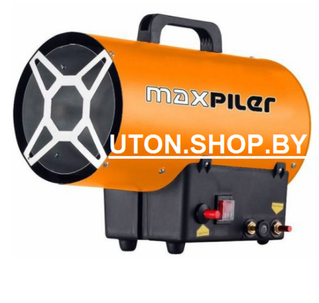 Газовый нагреватель газовая пушка MAXPILER MGH-1701 (10-17 кВт, произ 320 м.куб/ч, расход 0,7-1,2 кг/ч, пьезоподжиг) - фото1