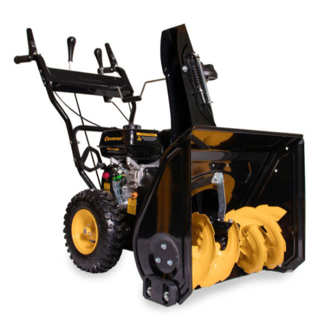 Снегоуборщик CHAMPION ST661 (6,5 л.с./ 3600 об/мин, ширина захвата 61 см, 4F/1R колеса, 3,6 л) - фото2